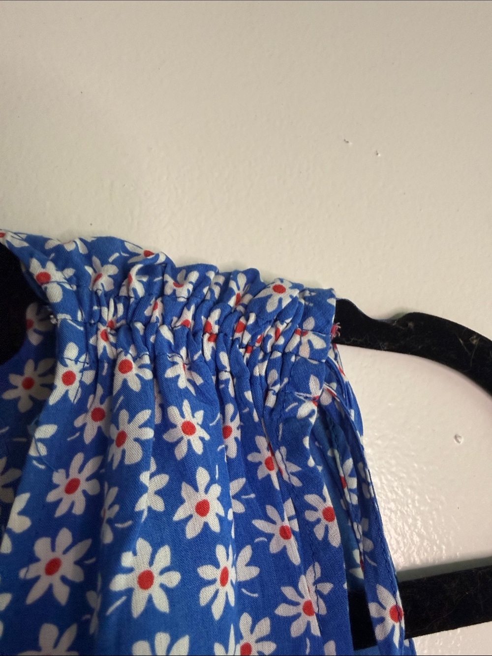 Madewell Blue Daisy-Print Sleeveless V-Neck Camisole - Picture 5 of 7